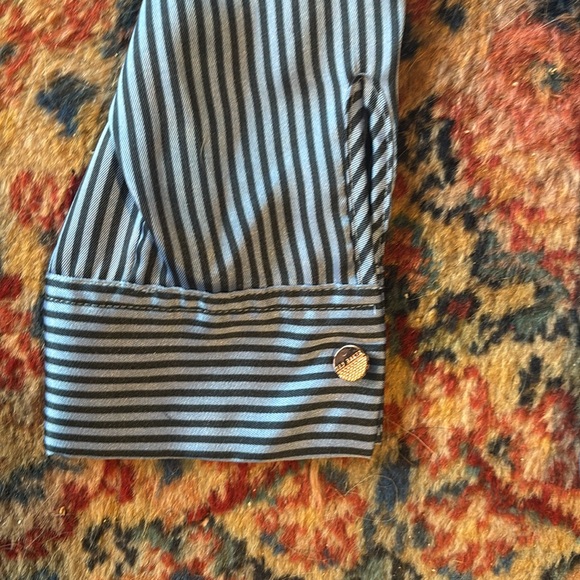 Ted baker London blouse blue and navy - Picture 2 of 3